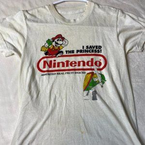 Nintendo - 1980’s vintage shirt Nintendo fruit snacks merch Kids XL